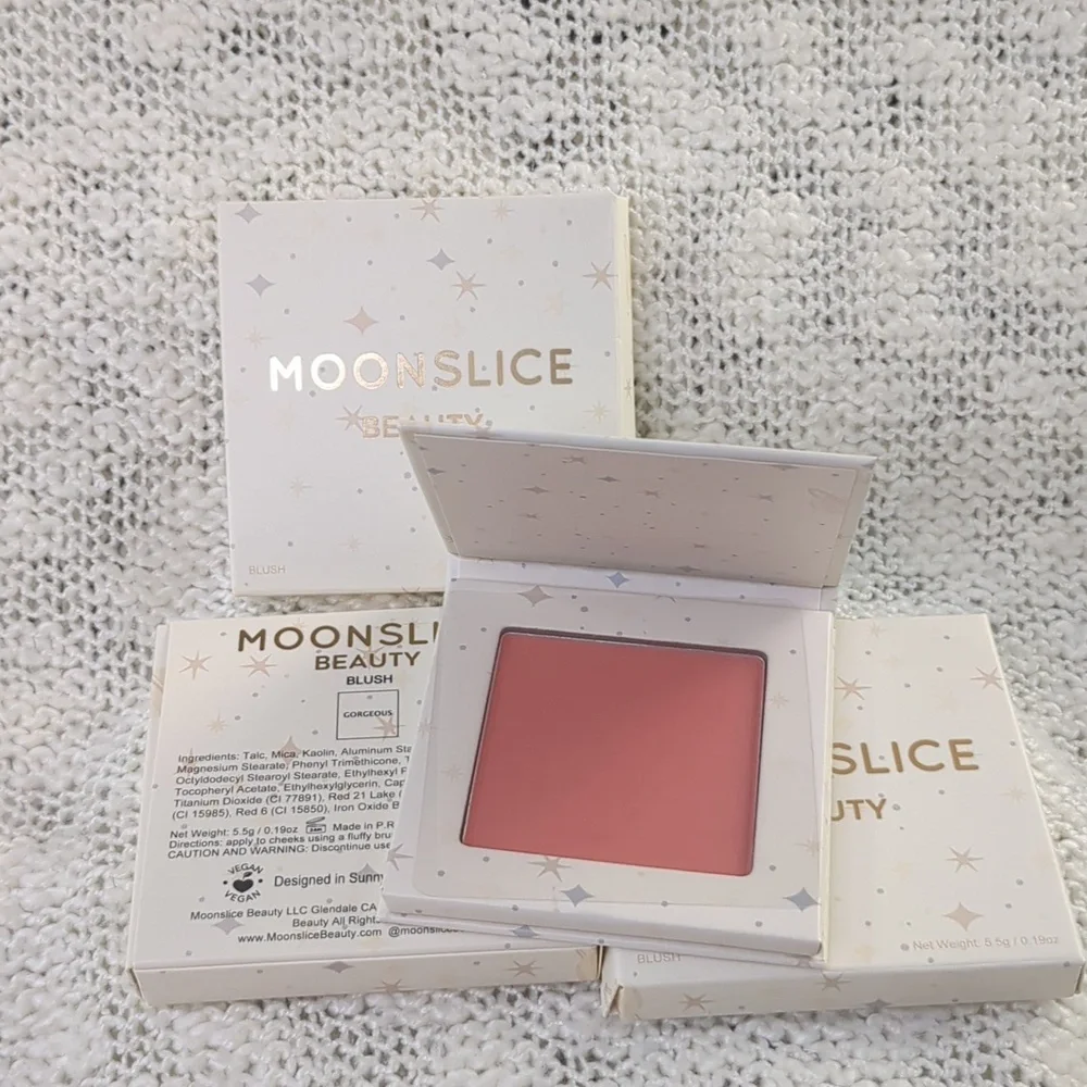 Moonslice Beauty Pressed Blush Trio in Gorgeous, 3x 5.5g/0.19oz